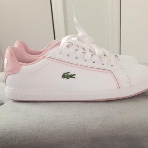 Lacoste Shoes - LACOSTE Graduate Athletic shoe- PINK/WHITE